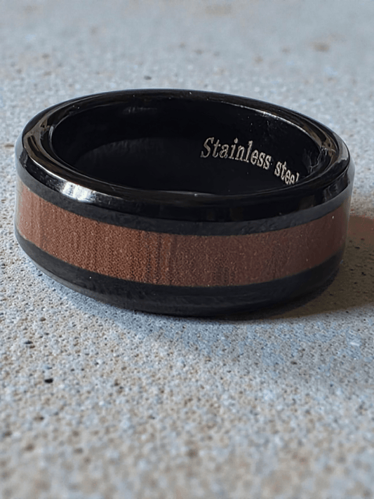 Anneau alliance acier inoxydable - Claudine Biker Shop