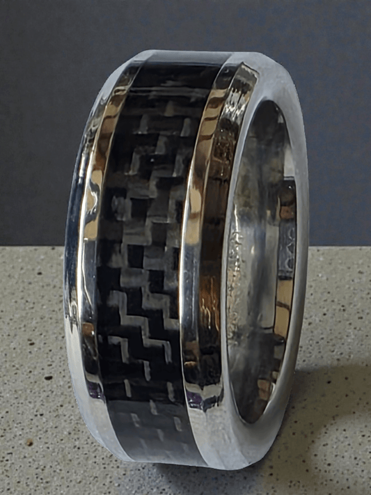 Anneau alliance acier inoxydable - Claudine Biker Shop