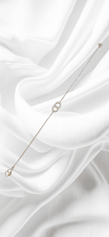 Bracelet maille marine acier inoxydable - Claudine Biker Shop