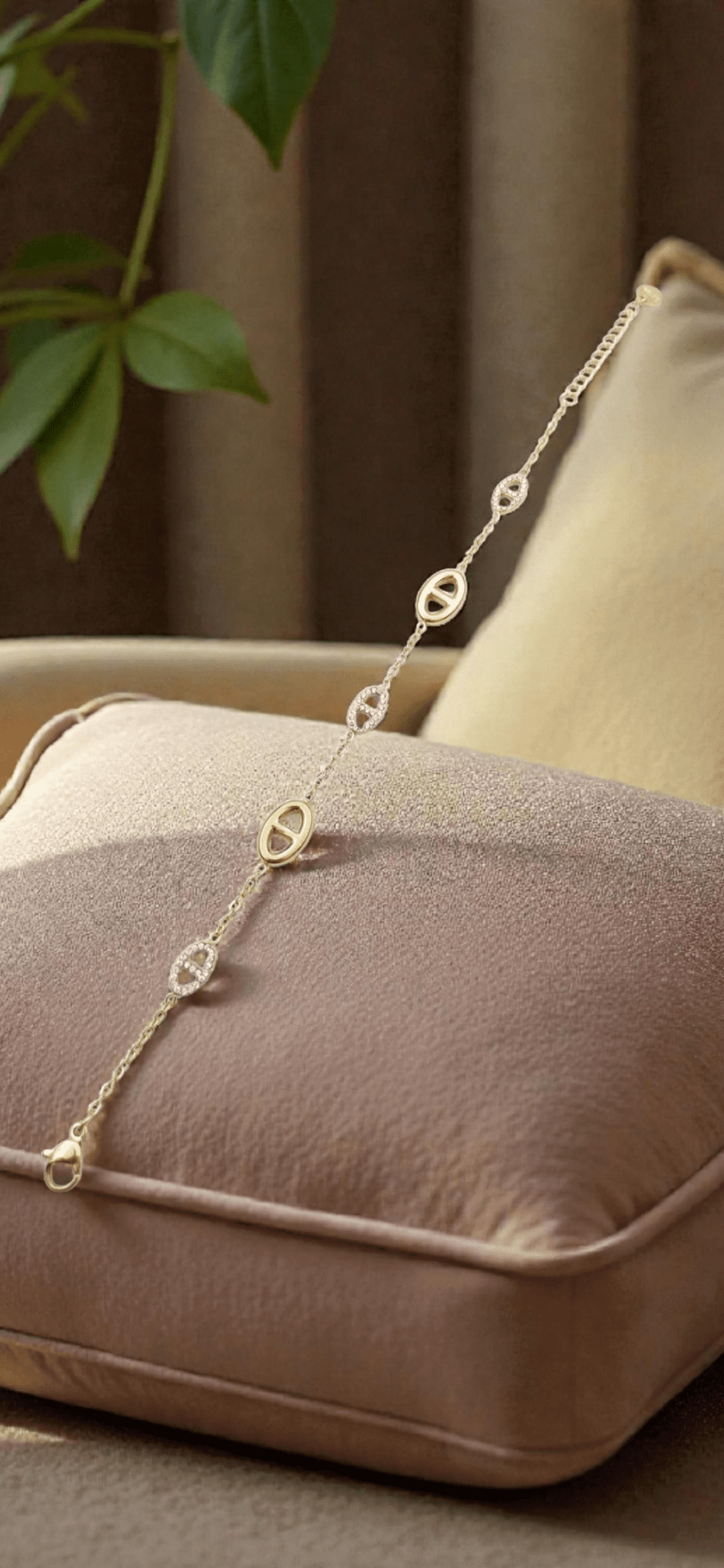 Bracelet maille marine Acier inoxydable - Claudine Biker Shop