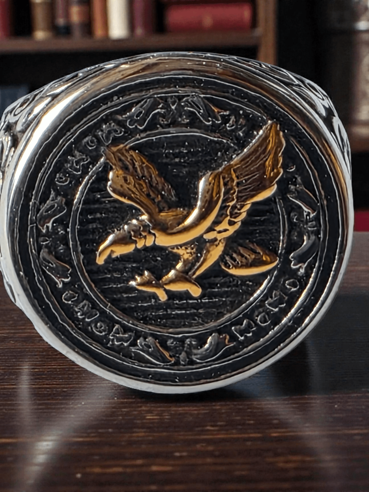 Chevalière biker acier inoxydable - Claudine Biker Shop