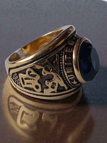 Chevalière united state acier inoxydable - Claudine Biker Shop