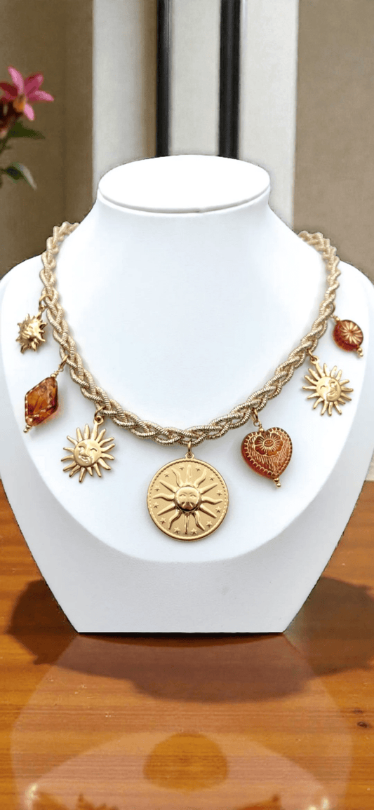 Collier breloque Acier inoxydable - Claudine Biker Shop