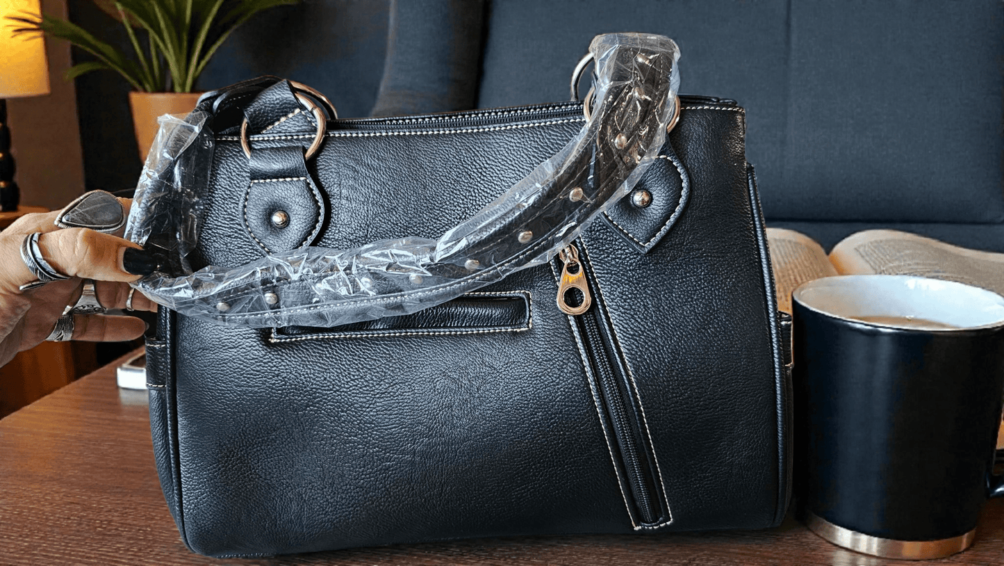 Sac a main tête de mort - Claudine Biker Shop