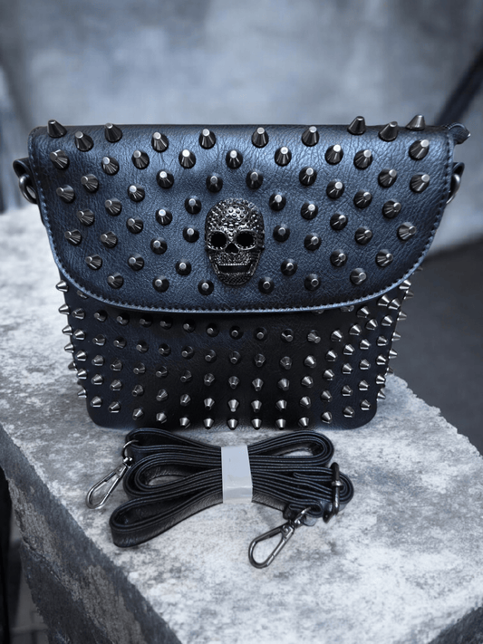 Sac à main tête de mort gothique - Claudine Biker Shop