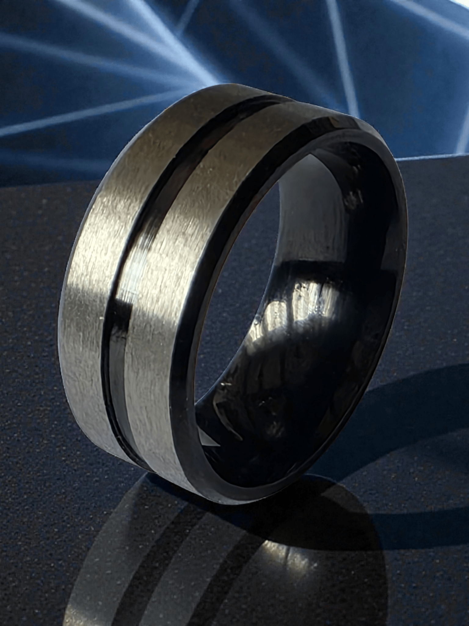 Alliance anneau acier inoxydable - Claudine Biker Shop