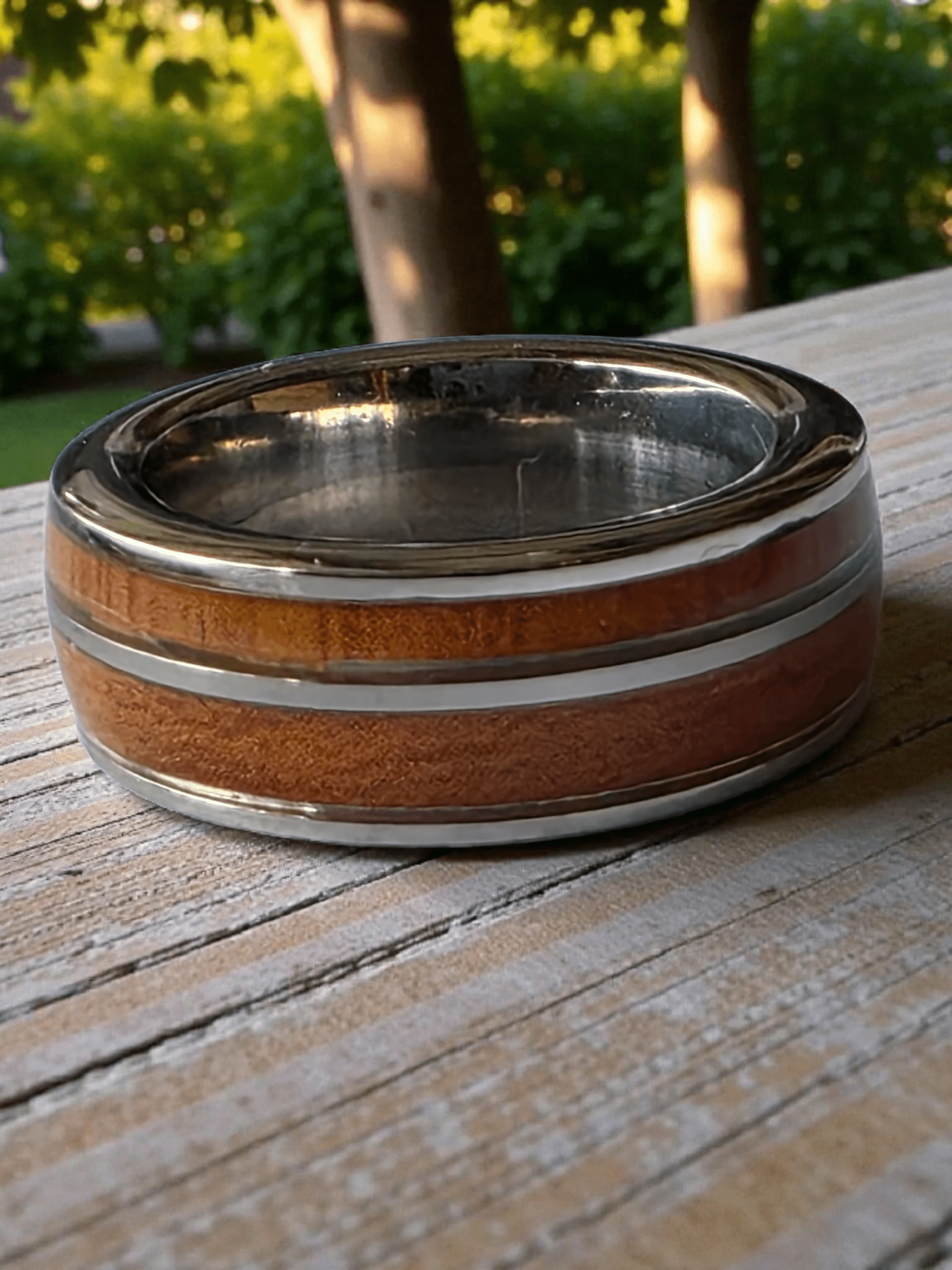 Anneau alliance acier inoxydable - Claudine Biker Shop