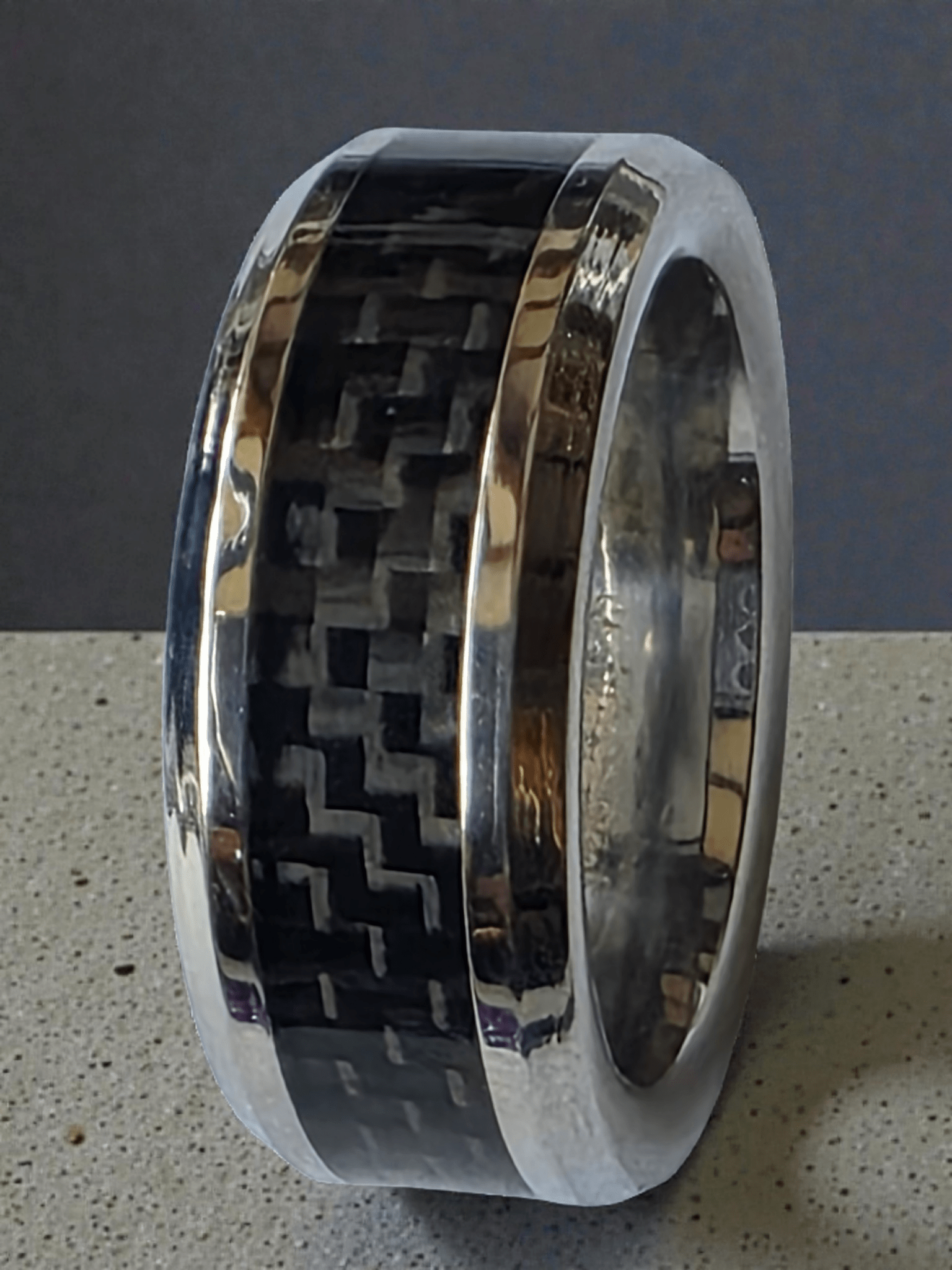 Anneau alliance acier inoxydable - Claudine Biker Shop