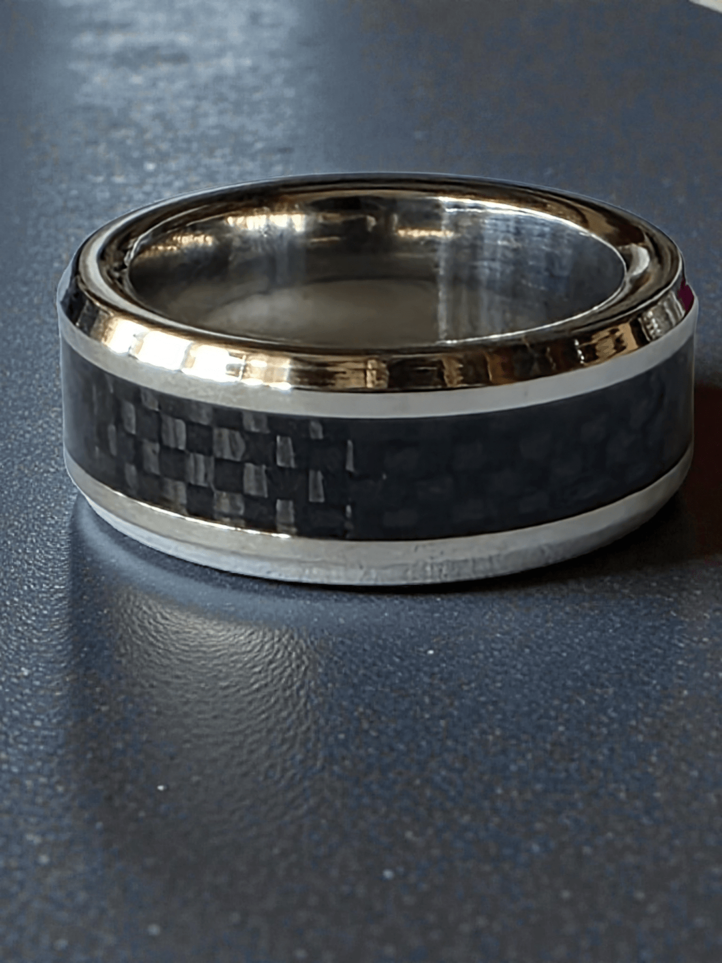 Anneau alliance acier inoxydable - Claudine Biker Shop