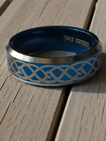 Anneau alliance acier inoxydable - Claudine Biker Shop