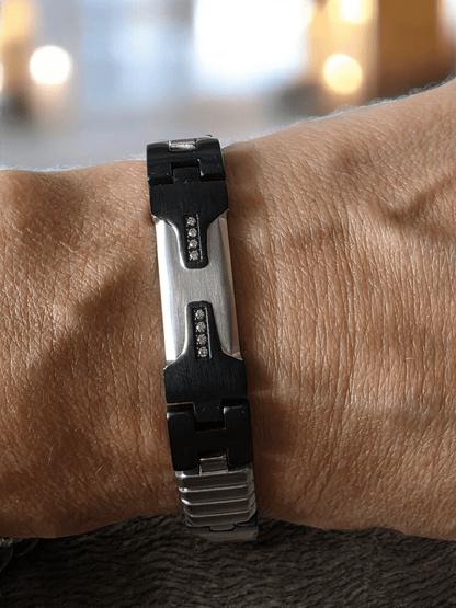 Bracelet élégant acier inoxydable - Claudine Biker Shop