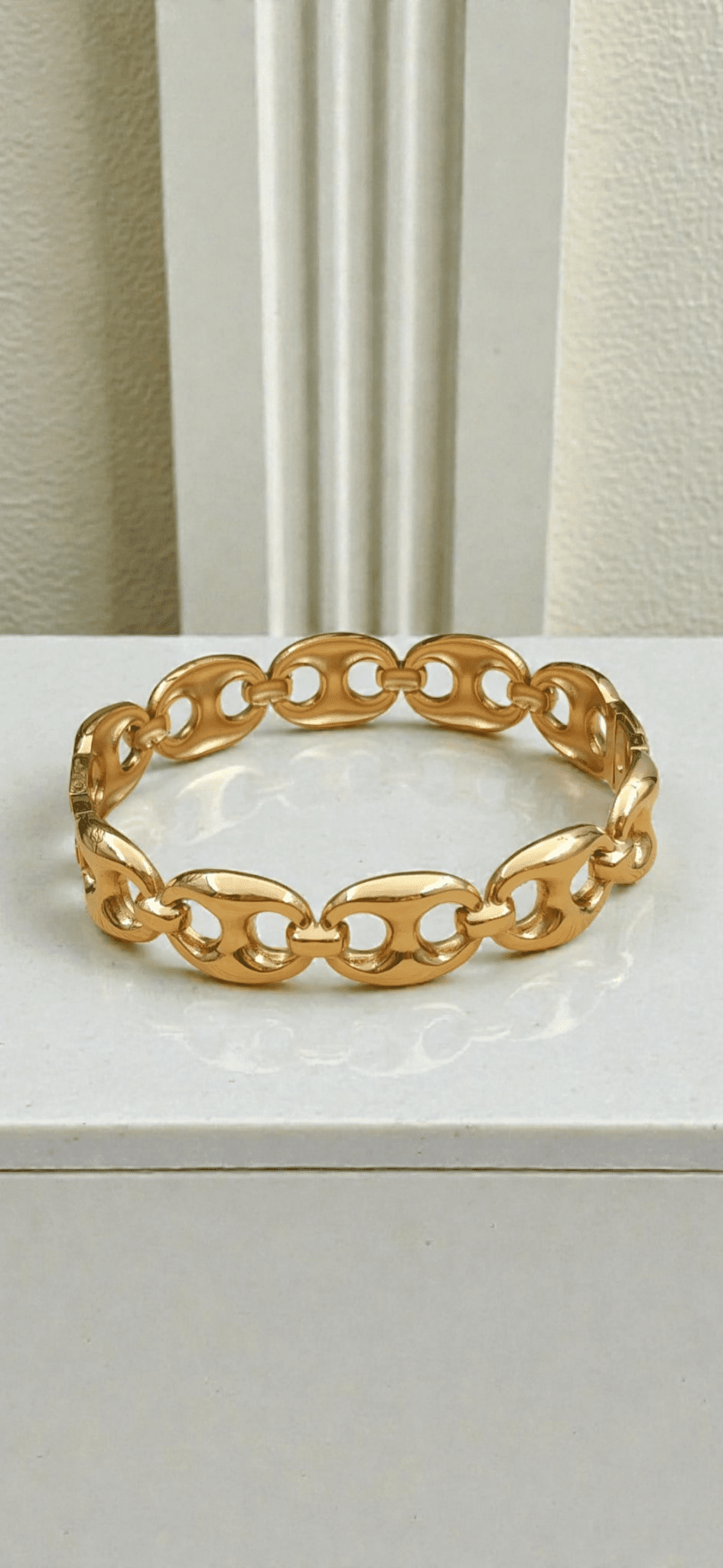 Bracelet jonc maille marine - Claudine Biker Shop