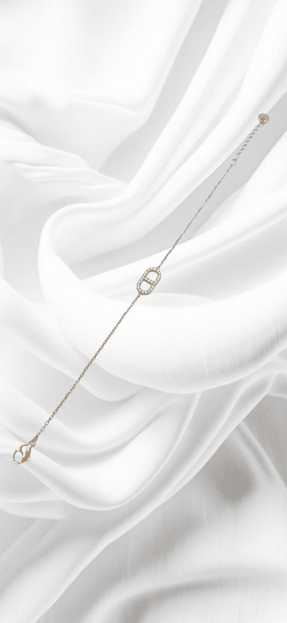 Bracelet maille marine acier inoxydable - Claudine Biker Shop