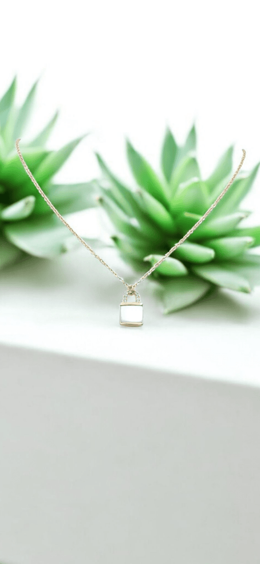 Chaîne pendentif cadenas - Claudine Biker Shop