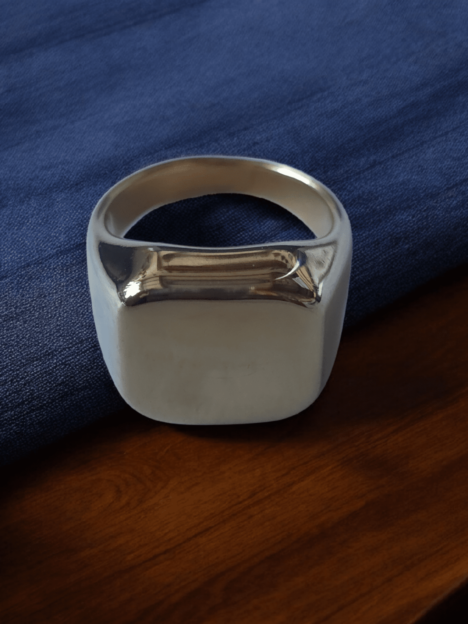 Chevalière acier inoxydable 316l - Claudine Biker Shop