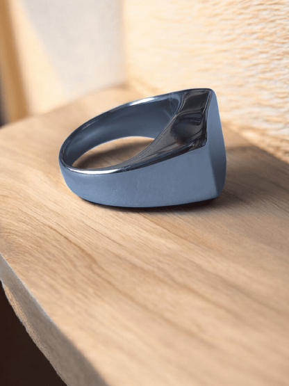 Chevalière acier inoxydable 316l - Claudine Biker Shop