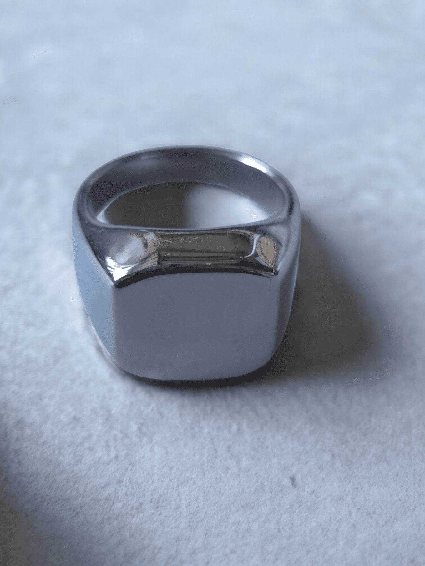 Chevalière acier inoxydable 316l - Claudine Biker Shop