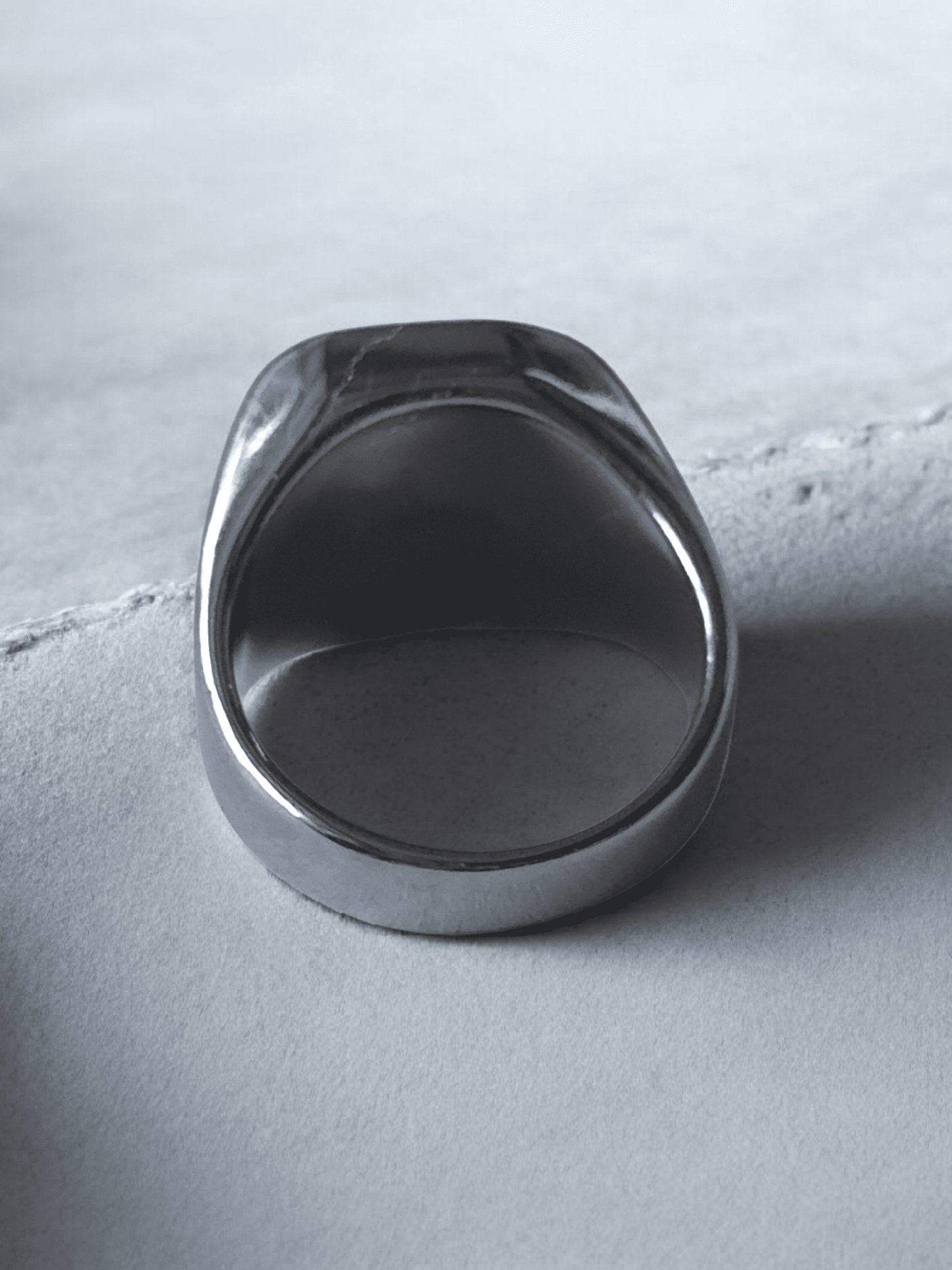 Chevalière acier inoxydable 316l - Claudine Biker Shop