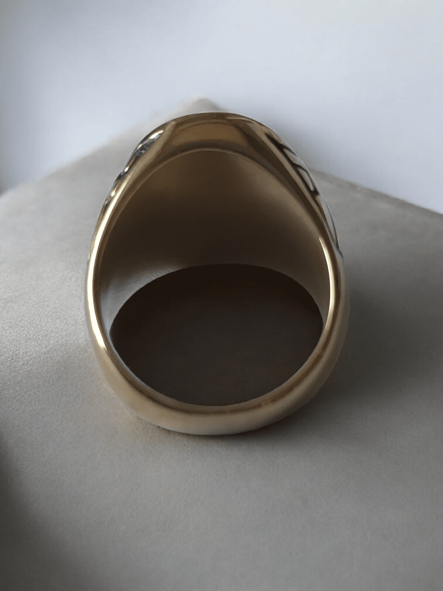 Chevalière avec onyx acier inoxydable 316l - Claudine Biker Shop