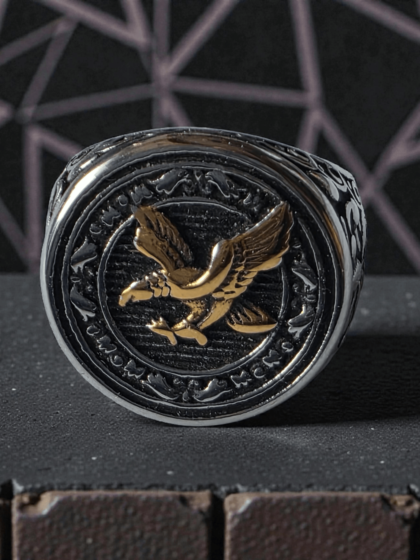 Chevalière biker acier inoxydable - Claudine Biker Shop