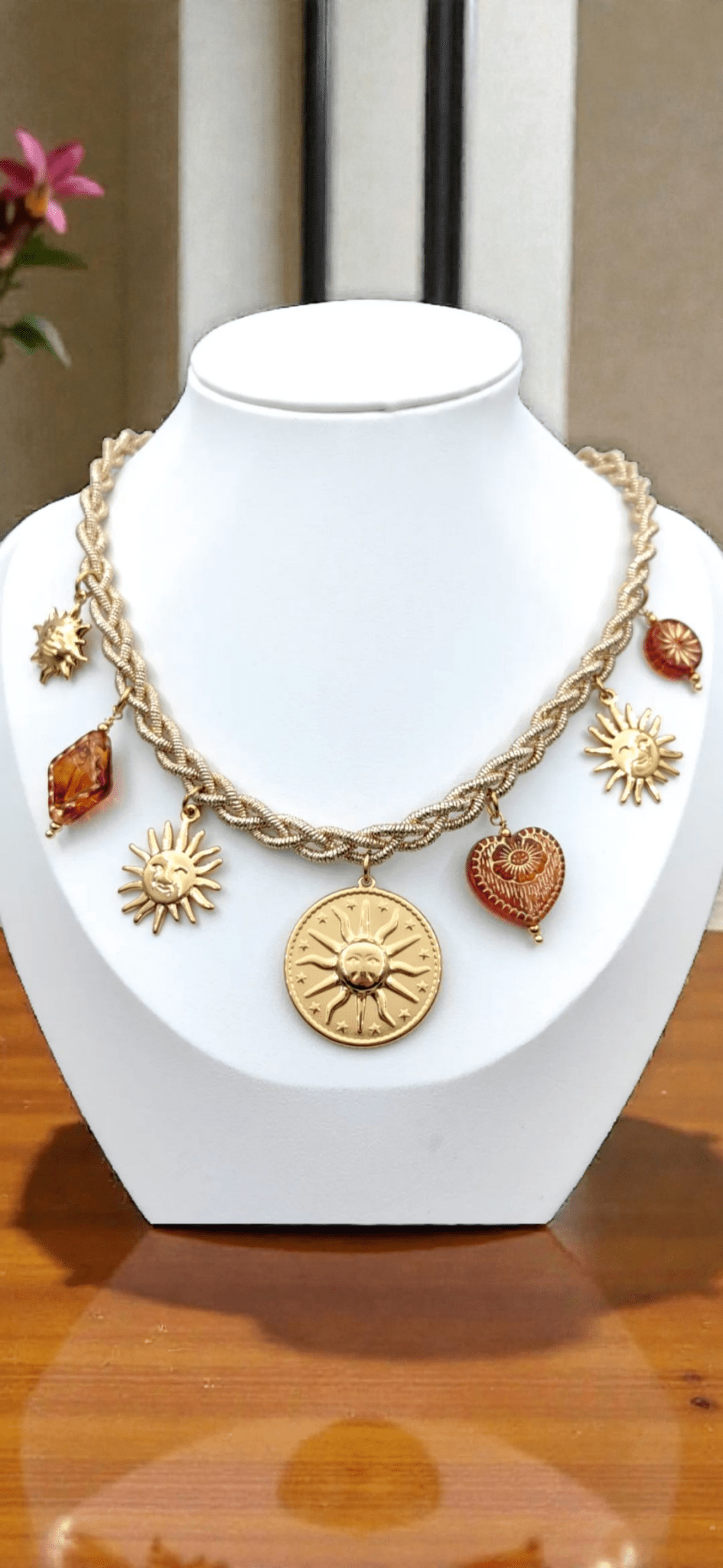 Collier breloque Acier inoxydable - Claudine Biker Shop