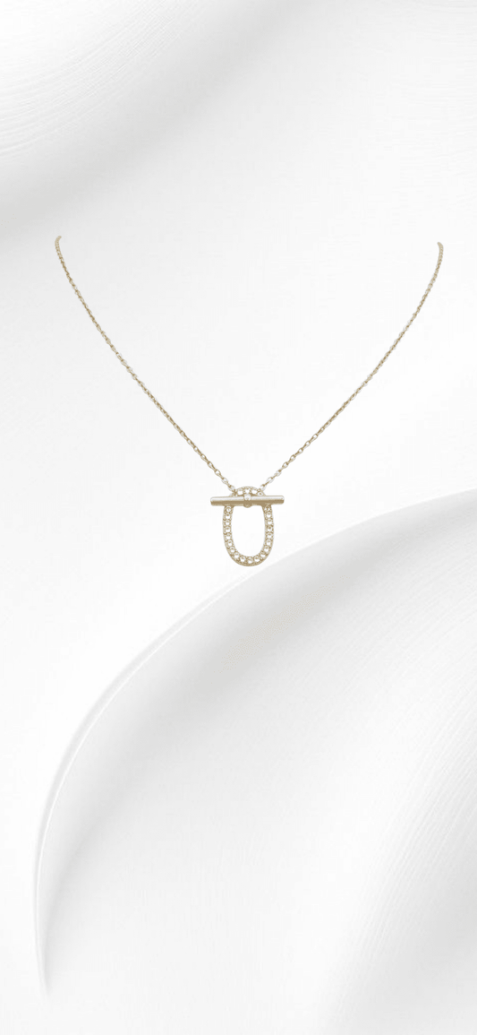 Collier pendentif acier inoxydable - Claudine Biker Shop