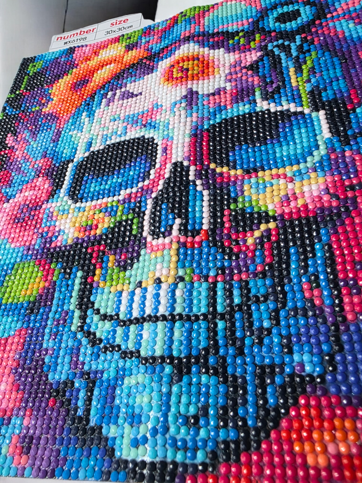 Diamond painting tête de mort - Claudine Biker Shop