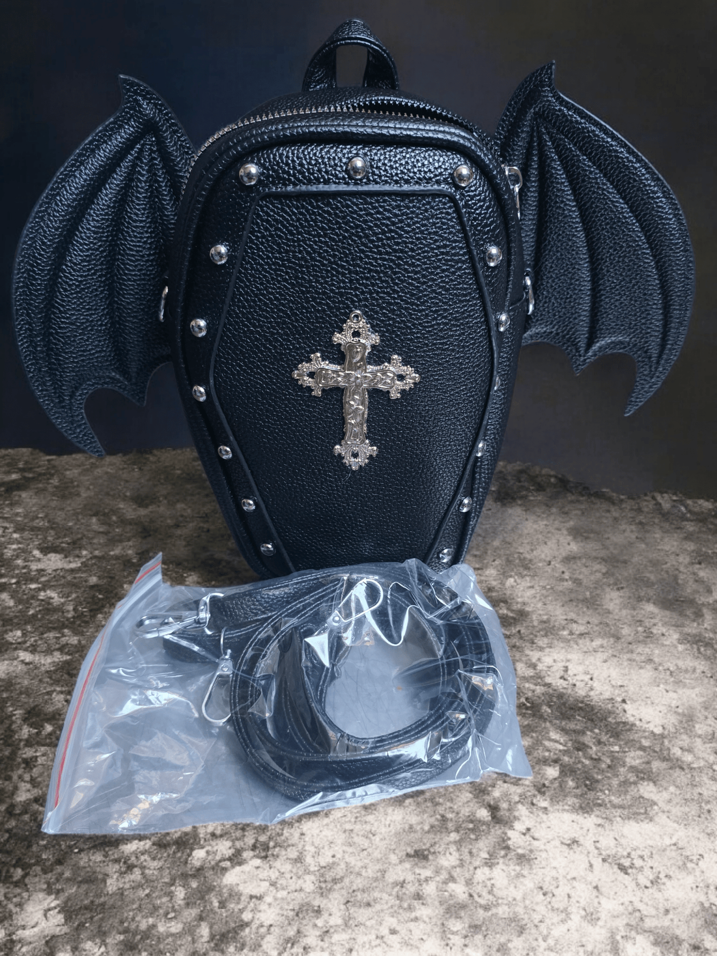 Sac à main gothique chauve souris - Claudine Biker Shop