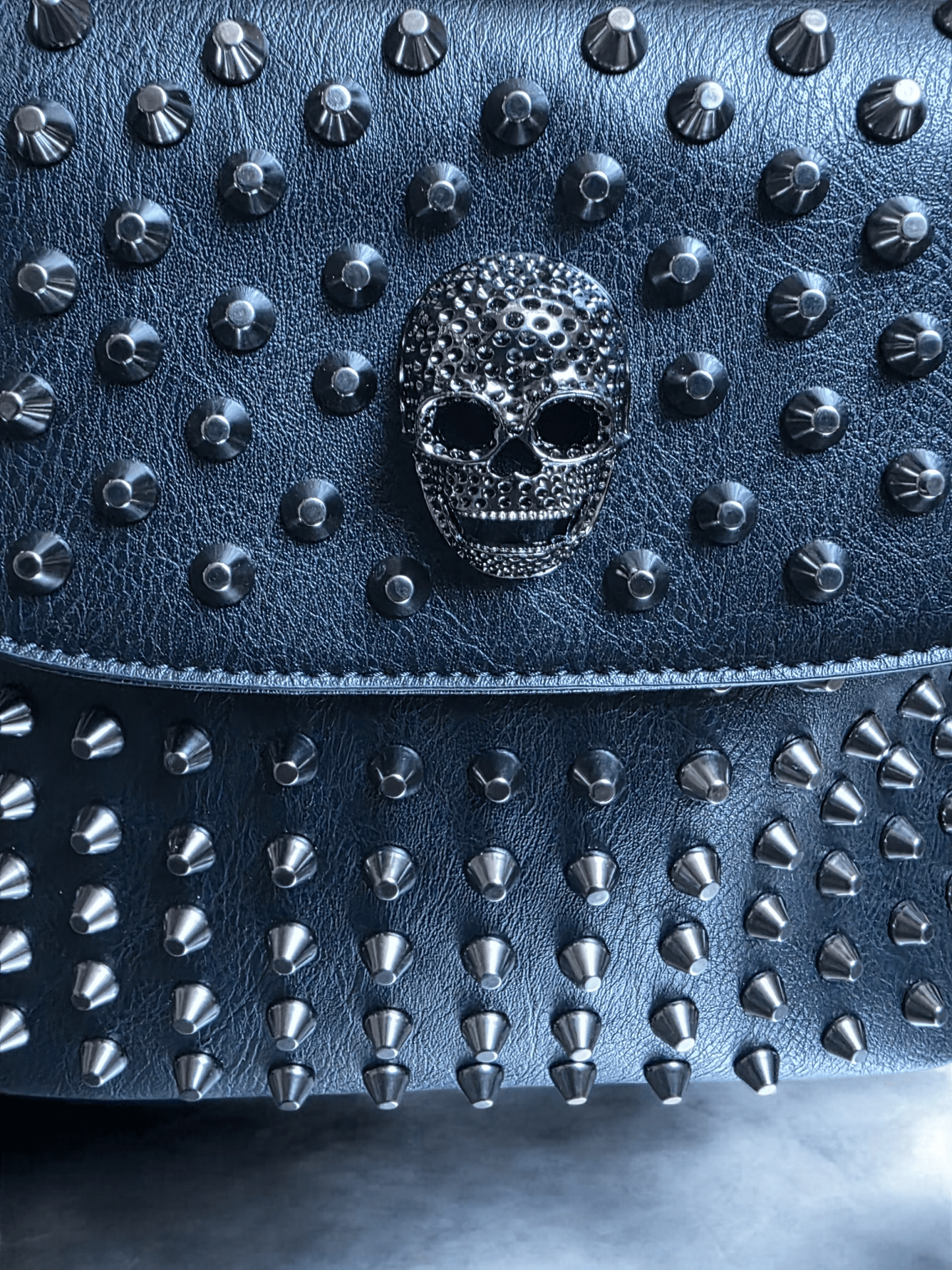 Sac à main tête de mort gothique - Claudine Biker Shop