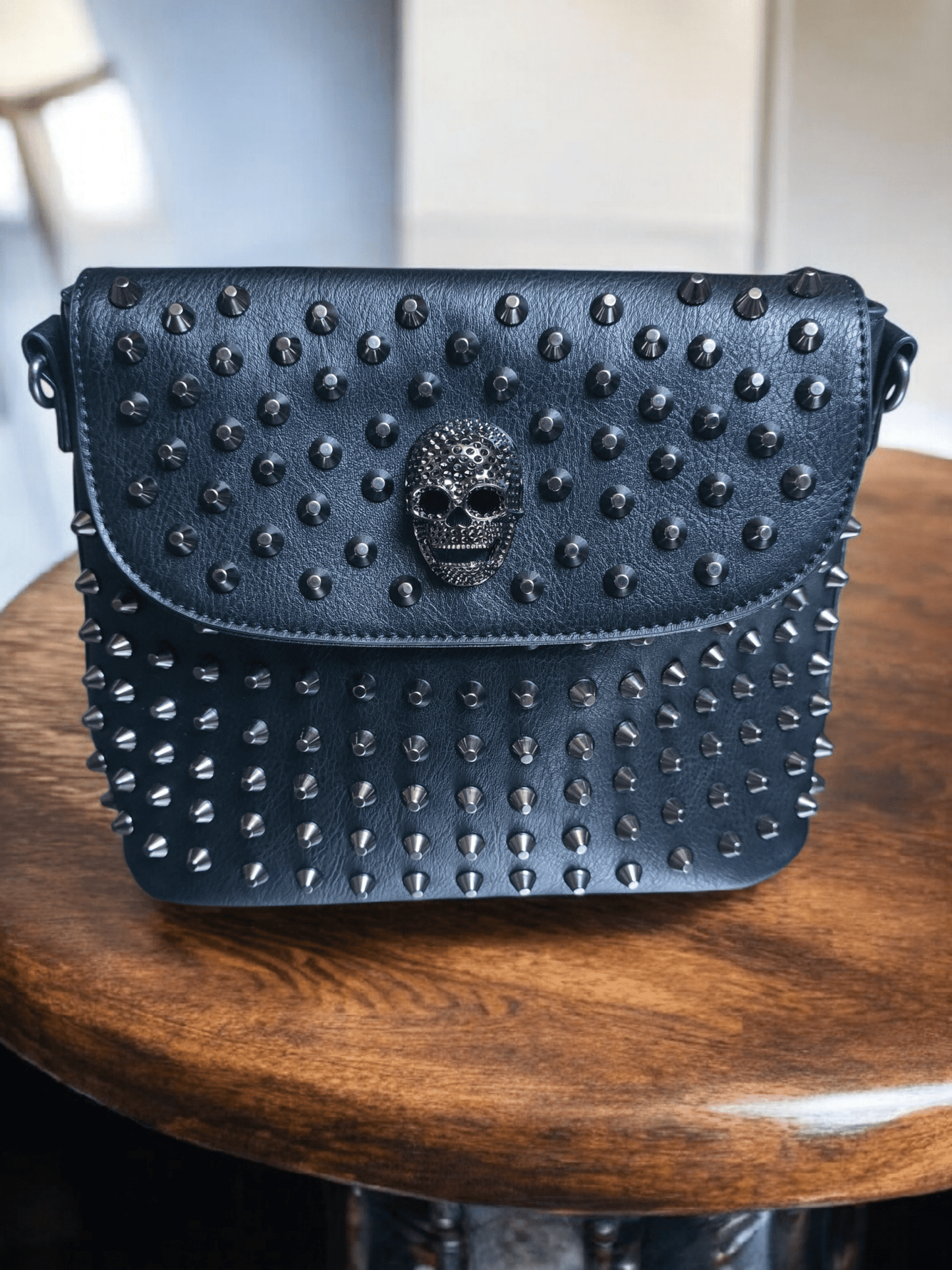 Sac à main tête de mort gothique - Claudine Biker Shop